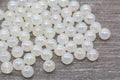 10mm Jelly Off White AB Acrylic Gumball Beads