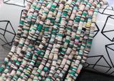 4mm multicolored heishi beads for bracelets and DIY jewelry