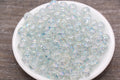 10mm AB Translucent with Blue Glitter Acrylic Gumball Beads