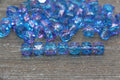 10mm Ombre Faceted Acrylic Cube Beads #1866
