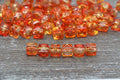 10mm Ombre Faceted Acrylic Cube Beads #1868