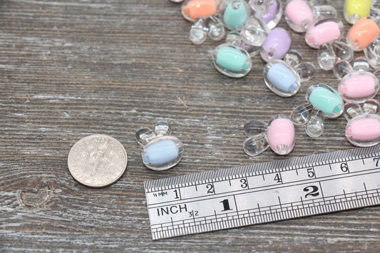 Mix Bunny Beads, Multicolor Bunny Beads, Chunky Acrylic Beads, Bracelet Making Jewelry Finding #1898