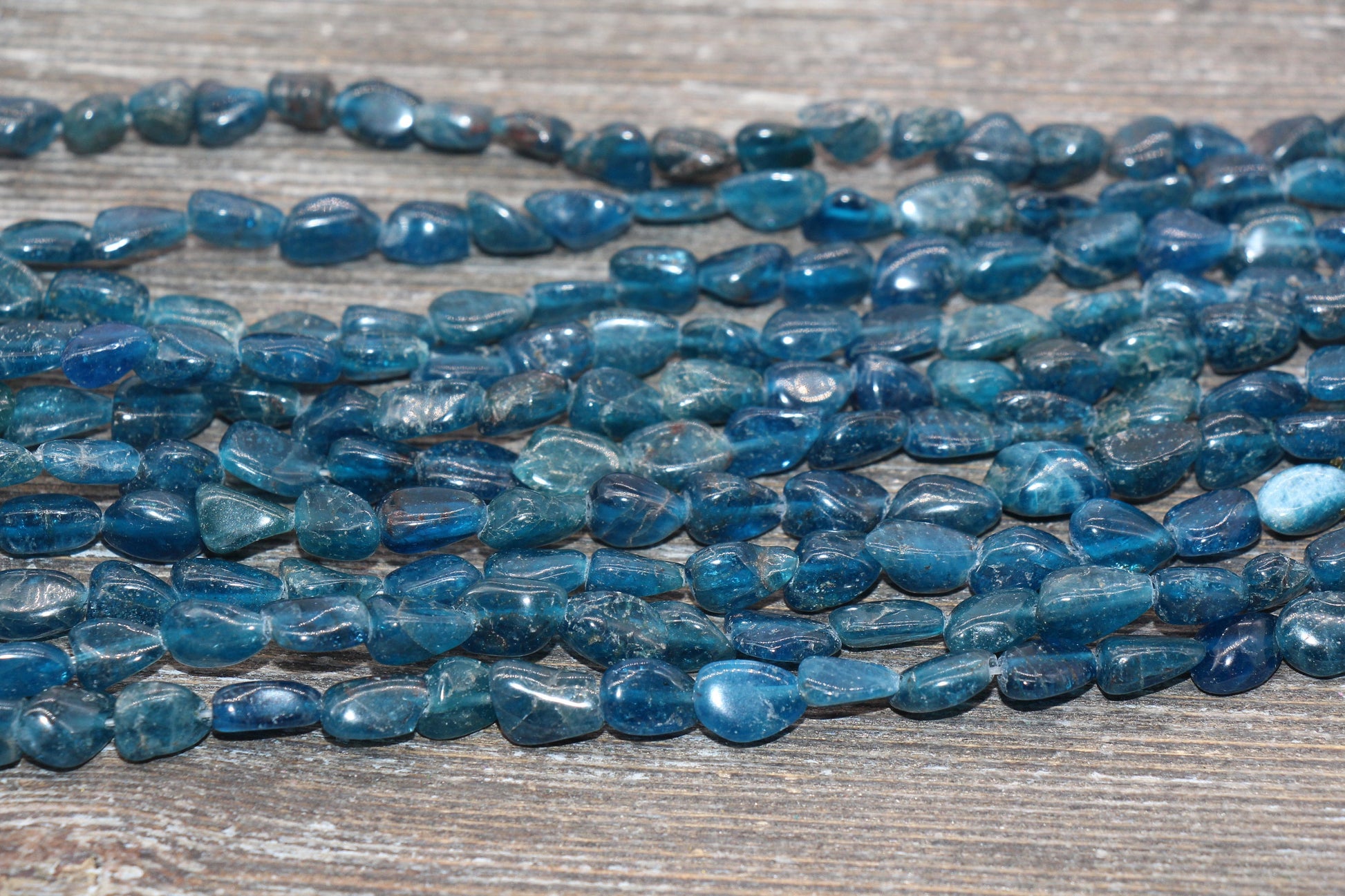 Apatite Beads, Gemstone Nugget Beads, Loose Beads, Pebble Nugget Beads, Chip Beads, Size 6mm-7mm #21