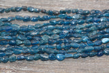 6mm-7mm apatite nugget beads, irregular stone beads for bracelets