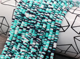 4mm multicolored heishi beads for bracelets and DIY jewelry