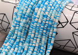 4mm multicolored heishi beads for bracelets and DIY jewelry