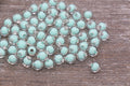 8mm Mint Green Double Wall Acrylic Gumball Beads