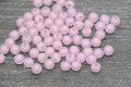 8mm Matte Peach Double Wall Acrylic Gumball Beads