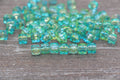 8mm Ombre Faceted Acrylic Cube Beads #1864