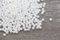 4mm White Faux Pearl Acrylic Beads