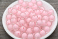12mm Pink Double Wall Acrylic Gumball Beads