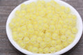 8mm Matte Yellow Double Wall Acrylic Gumball Beads