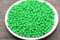 5mm Green Acrylic Spacer Beads
