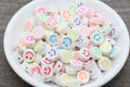 10mm smiley face polymer clay beads, nature clay charms for bracelets 2
