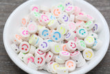 10mm smiley face polymer clay beads, nature clay charms for bracelets 2