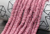 6mm speckled heishi beads for bracelets and DIY jewelry