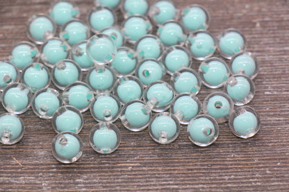 10mm Mint Round Beads, Mint Acrylic Round Gumball Beads, Bubblegum Beads, Chunky Beads, Plastic Round Bead #1920