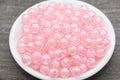 10mm AB Pink Double Wall Acrylic Gumball Beads