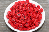 Red Smiley Face Beads, Cloud Shape Smiley Face Beads, Cute Smiling Face Beads, Happy Face Beads, Craft Bracelet Beads #2031