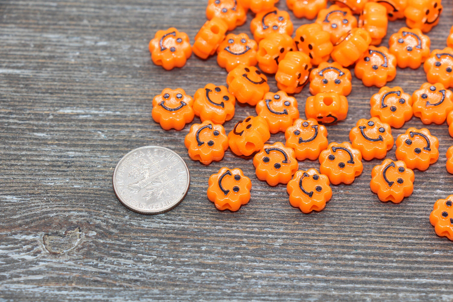 Orange Smiley Face Beads, Cloud Shape Smiley Face Beads, Cute Smiling Face Beads, Happy Face Beads, Craft Bracelet Beads #2034