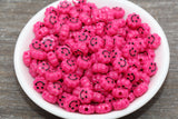 Pink Smiley Face Beads, Cloud Shape Smiley Face Beads, Cute Smiling Face Beads, Happy Face Beads, Craft Bracelet Beads #2035