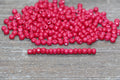 4mm 6/0 deep red opaque glass seed beads for bracelets