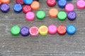 10mm flower polymer clay beads, flower clay charms for bracelets 3