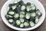 11mm bunny polymer clay beads, easter clay charms for bracelets
