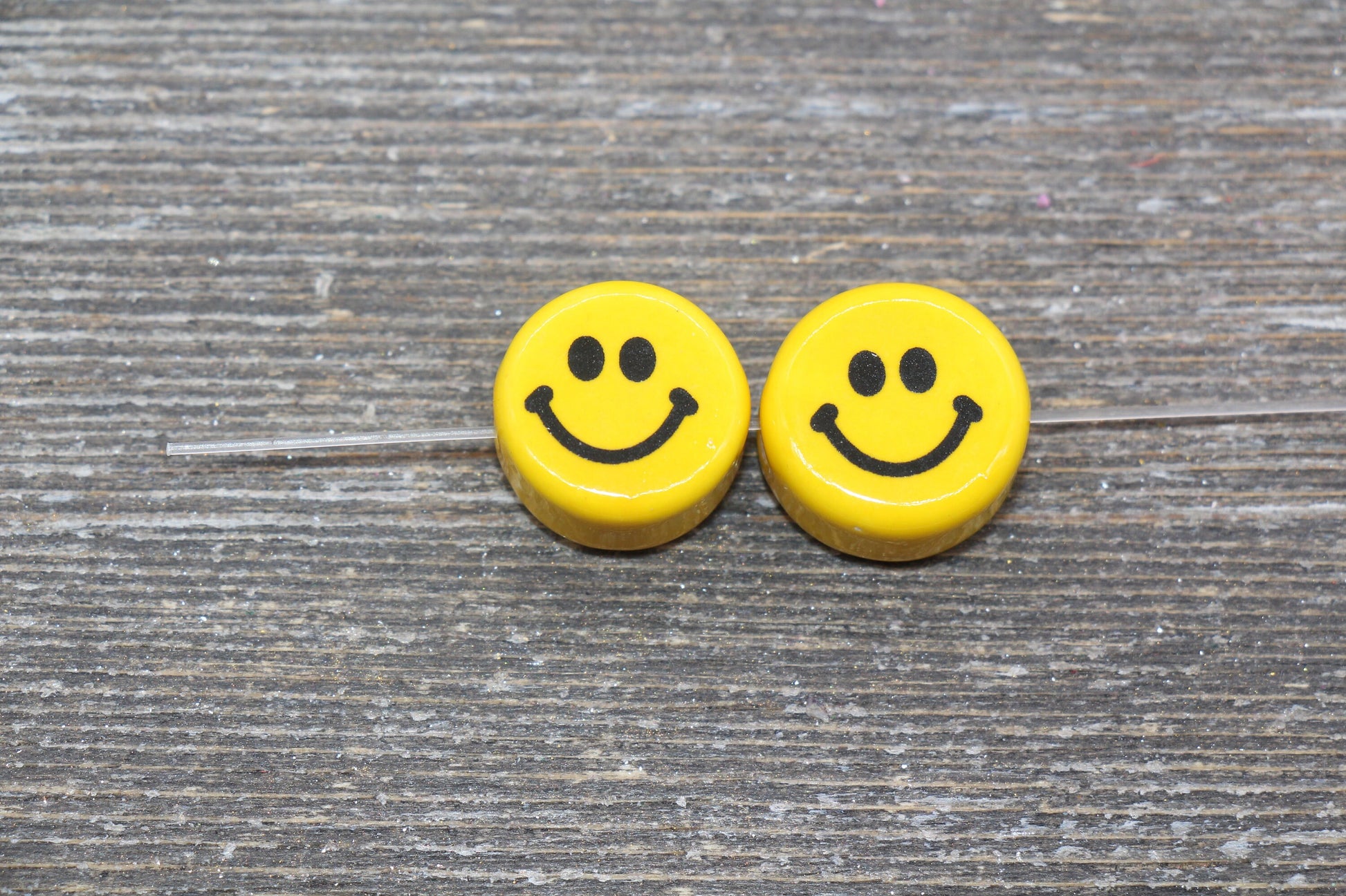Ceramic Smiley Face Beads, Sad Face Beads, Happy Face Beads, Vertical Hole Beads, Yellow Happy Face Beads, Emoji Beads