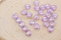 10mm Iridescent Acrylic Heart Beads #2198