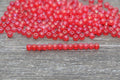 4mm 6/0 pink AB transparent glass seed beads for bracelets