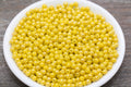 4mm 6/0 glossy yellow opaque glass seed beads for bracelets