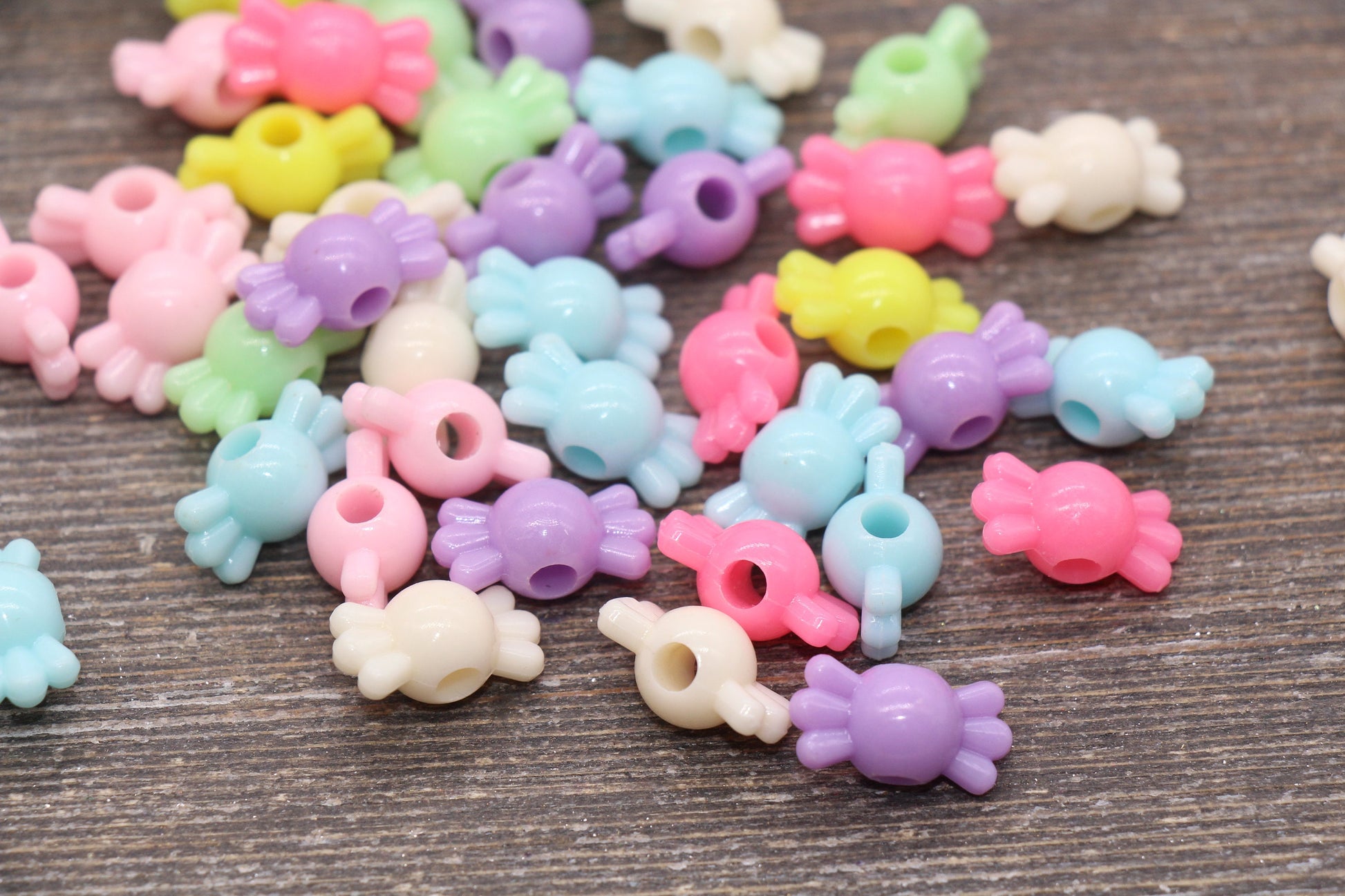 Multicolor Candy Beads, Mix Color Candy Beads, Candy Chunky Acrylic Beads, Bracelet Making Jewelry Finding #202