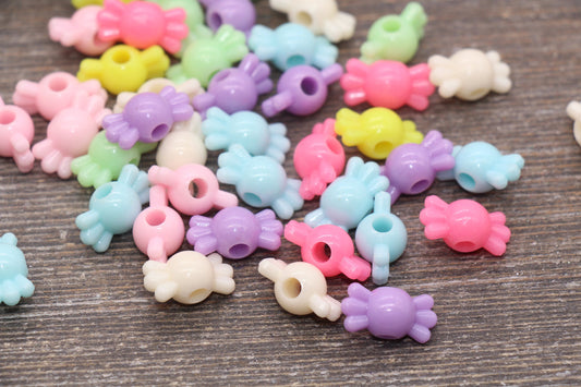 Multicolor Candy Beads, Mix Color Candy Beads, Candy Chunky Acrylic Beads, Bracelet Making Jewelry Finding #202