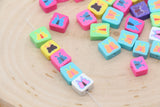 9mm butterfly polymer clay beads, animal clay charms for bracelets