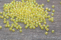 4mm Yellow AB Acrylic Spacer Beads
