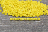 4mm 6/0 yellow glass seed beads for bracelets