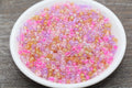 4mm 6/0 and orange iridescent glass seed beads for bracelets