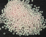 GLOW Matte Glass Beads, 4mm 6/0 Glass Beads, Glow in Dark Frosted Pink Seed Beads, Rocailles Beads, Beading Supplies #2306