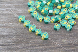 Fish Polymer Clay Beads, Fish Clay Beads, Fish Fimo Cane Beads #90