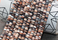 6mm multicolored brown mixed heishi beads for bracelets and DIY jewelry