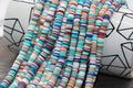 6mm multicolor heishi beads for bracelets and DIY jewelry