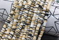 6mm multicolored brown mixed heishi beads for bracelets and DIY jewelry