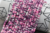 4mm multicolored heishi beads for bracelets and DIY jewelry