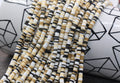 4mm multicolored heishi beads for bracelets and DIY jewelry