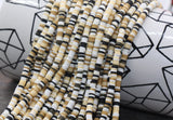 4mm multicolored heishi beads for bracelets and DIY jewelry