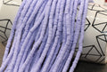 4mm french lilac blue heishi beads for bracelets and DIY jewelry