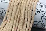 6mm Heishi Beads, Polymer Clay Disc Beads, African Disc Beads, Vinyl Heishi, 16 inch Strand #394