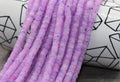 6mm purple speckled heishi beads for bracelets and DIY jewelry
