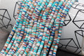 4mm multicolored heishi beads for bracelets and DIY jewelry